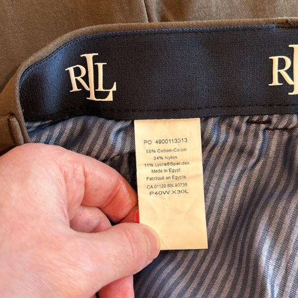3 set Vintage Lauren Ralph Lauren Men’s Dress Pants 40x30 - Picture 7 of 12